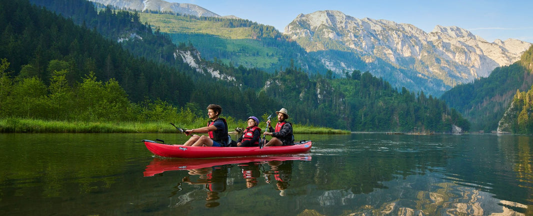 THAYA. Otevřený kajak pro společný čas na vodě a pohodové pádlování