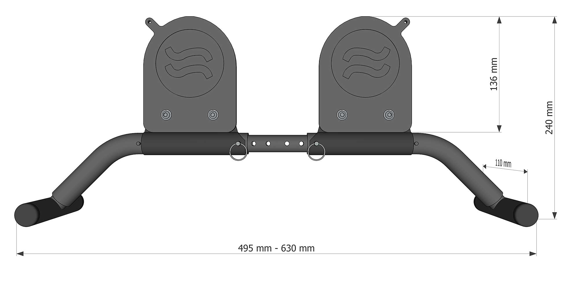 PEDALHALTER für den Lenker