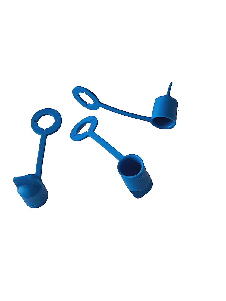 Ersatz-VENTILDECKEL AirGo | Blau | 3 Stück