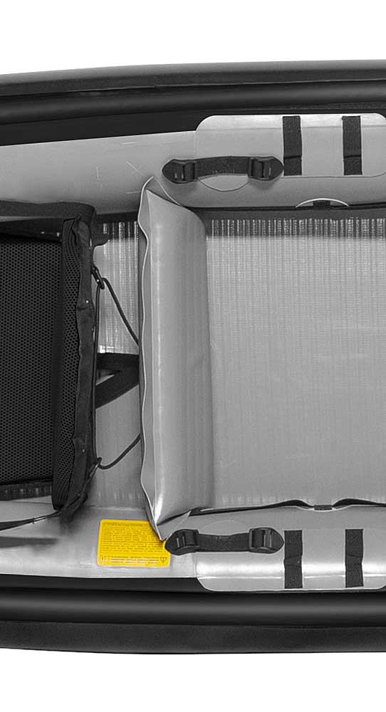 OPĚRKA NOŽNÍ ZADNÍ Rush 2 | Dropstitch | Černá